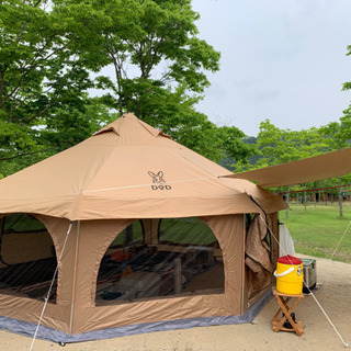 DOD タケノコテント大 8人 タン ＆ グランドシート