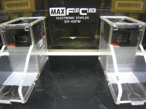 同時に2ヶ所留め 針残り有 MAX 電子ホッチキス EH-40FW マックス ホチキス 中古品 近く無料配達 保証有