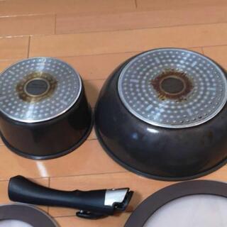 IH•ガス対応可能、炒め鍋•スープ鍋 7点セット セラミックの画像