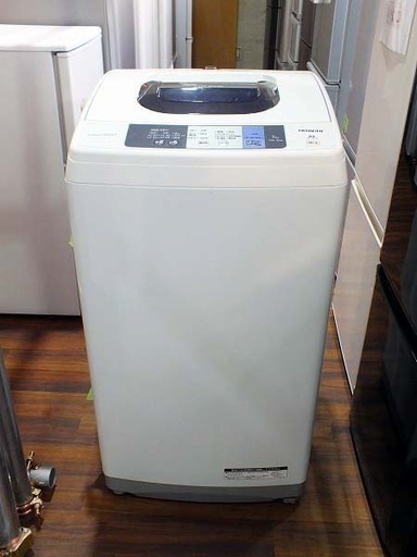 【苫小牧バナナ】2017年製 日立/HITACHI 5.0kg 洗濯機 NW-50A ホワイト系 １人暮らし向け 清掃済み　A