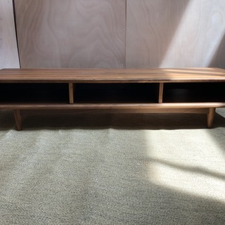 【桜屋工業】テレビボード(ウォールナット) LV-84-165Wの画像
