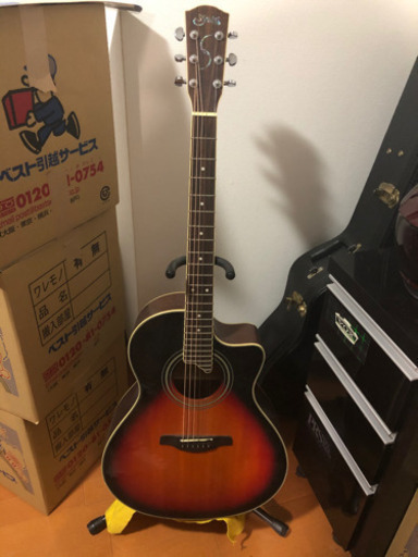 初心者向けギターS.yairi エレアコ　プリアンプ付