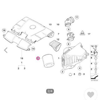 （新品）BMW E87 116i エアエレメントの画像