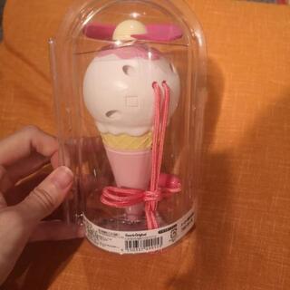 【新品未使用】キティちゃんアイスクリームファンの画像