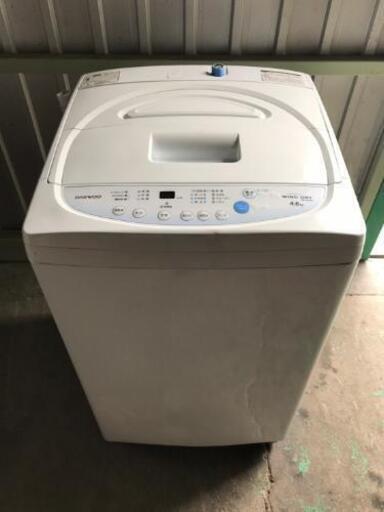 取引中☆ダイウ大宇全自動洗濯機4.6kg2016年製ホワイト☆