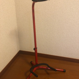 PLAYTECH ギタースタンド レッド