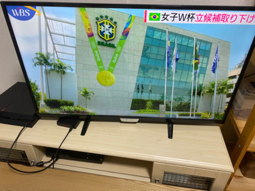 テレビ40型とテレビボード