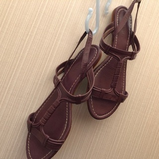 Max&Co パープルサンダル37 数回使用　差し上げますの画像