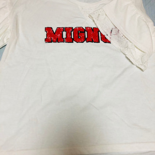 白Tシャツ　2枚セット　レディース（L）の画像
