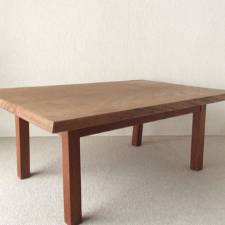 桜の樹で職人さんが作ったローテーブル、お譲りしますの画像