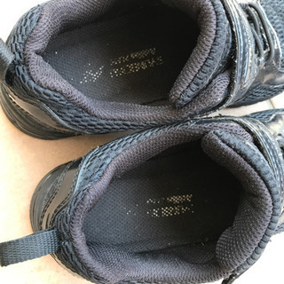 瞬足　黒★21.5センチ　中古の画像