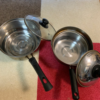 (決まりました！)鍋、卵焼き器など6点♪♪の画像