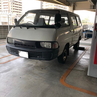 【車検残あり】タウンエースバン　4WD 5速MT ディーゼル　ロールーフ　4ナンバー　バンの画像