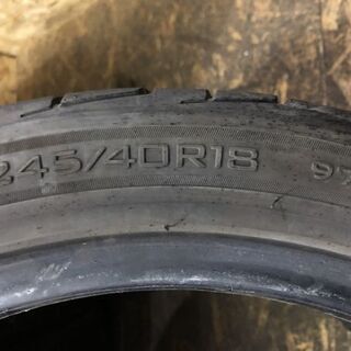 TRIANGLE DIAMONDBACK TR968 245/40R18 18インチ 夏タイヤ 4本 2016年製 WRX STI フェアレディZ等 (VTN200) クレジットカード QR決済可能の画像