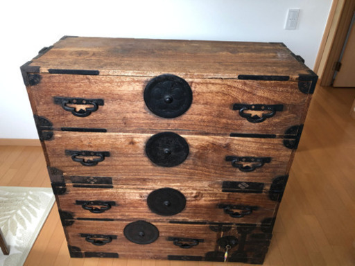 桐たんす　骨董品