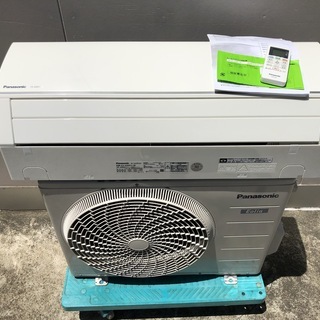 【管理KR126】Panasonic 2017年 2.2kw 6畳用 ルームエアコン CS-22DFJ 分解クリーニング済