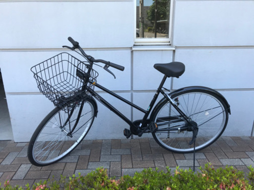 27インチ　黒色　自転車　美品