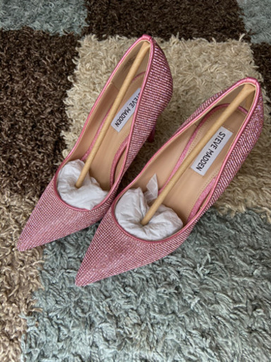 値下げ！新品未使用　ハイヒール　キラキラ輝く