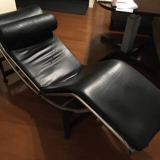 ル・コルビュジェ LC4  シェーズロング/ブラック　 リプロダクト品