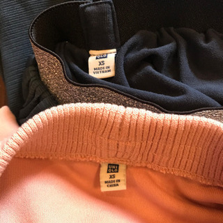 ユニクロ  スカート ２枚セット size 100から110位 表示はxsの画像