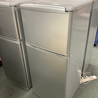 アクア 109L 2ドア冷蔵庫（直冷式）シルバーベーシックAQU...