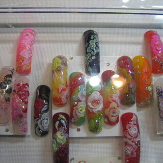 ウオーターマーブルNAILアート