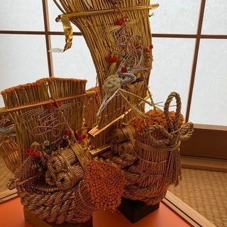 あげます！世界に一つ！ 手作り 金の船 2隻 ハンドメイドの画像