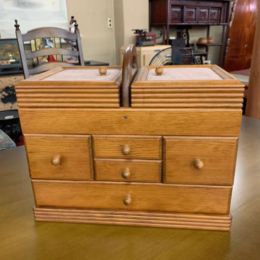 美品‼️裁縫箱・ソーイングボックス⑵