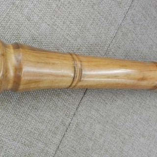 和楽器 尺八 一尺八寸 5孔 虚竹 横山勝也監製 琴古流 木製(楓材) 袋 歌口キャップ付き ペイペイ対応 札幌市西区西野の画像