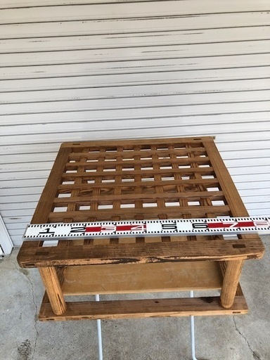 古民具　古道具　昭和初期～30年頃　オブジェ　コタツのやぐら　76×75×33cm　ディスプレイ　実用にも