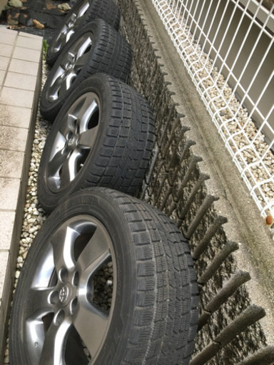 (お話中)スタッドレスタイヤ、ホイール4本セット　205/55R16