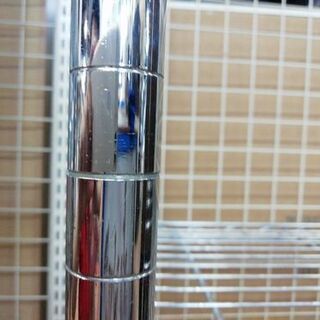 【リサイクルストアスターズ城西店】ハンガー付きスチールラック　メタルラックの画像