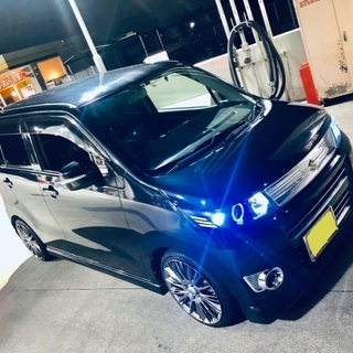 【交換・下取可】MH23型　ワゴンR スティングレー　上級　ターボモデル　パドルシフト‼️　人気のブラックパール　カスタム多数でお得な1台‼️ 　格安です‼️の画像