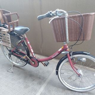 子供乗せ　ふらっか〜ず3人乗り　丸石サイクル　おまけ付き