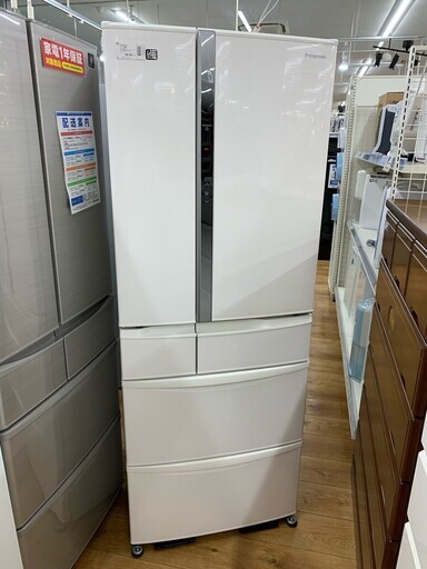 Panasonic 6ドア冷蔵庫　NR-FV46A-W