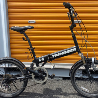 パ*木様 【取りに来られる方限定】HUMMER 折りたたみ自転車 ホワイト 20 受け渡し決定】折りたたみ自転車 HUMMER
