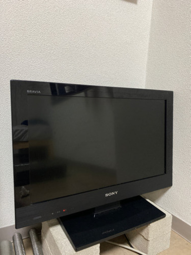 22型　テレビ　BRAVIA  江東区　機種名:KDL-22CX400 2012年製