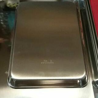 セット価格57000円が驚きの🤓8000円🎶大幅値下げさせて頂きました★激安★定価57000円★業務用高級ステンレス浅型バット(多用途)✨8サイズ各3枚★計24枚✨の画像