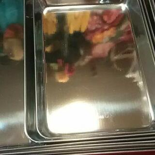 セット価格57000円が驚きの🤓8000円🎶大幅値下げさせて頂きました★激安★定価57000円★業務用高級ステンレス浅型バット(多用途)✨8サイズ各3枚★計24枚✨の画像