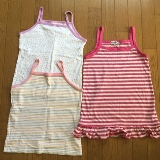 （商談中）キャミソール3枚セット／150・140の画像