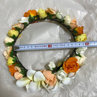 ブーケ&ブートニア&花冠　3点セットの画像