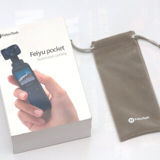 ★日本未発売★Feiyu Pocket★FeiyuTech社製ジンバル付4kカメラ◎Wi-Fi標準装備◎画角120° ◎4k@60fps 1080p@120fps ◎三脚ネジ穴 送料無料