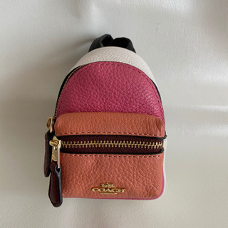 【新品】COACH ポーチ キーホルダー リュックサック型