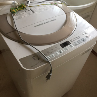 ★取引決定★SHARP 全自動洗濯機 ES-KS70R 7kg 2016の画像