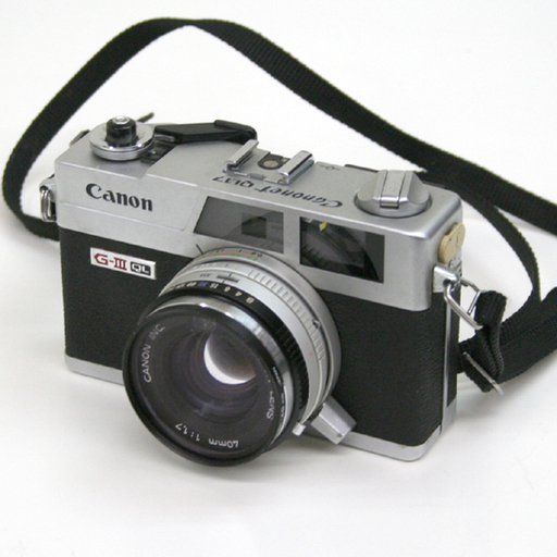 ジャンク キヤノン フィルムカメラ Canonet QL17 G-III QL レンジファインダー 35mm シャッタースピード故障 ☆ PayPay(ペイペイ)決済可能 ☆ 札幌市 清田区 平岡