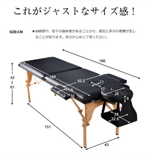 未使用エステベッド　マッサージベッド