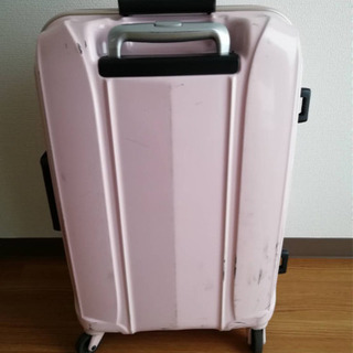 (受け渡し者決定)cirrusの超軽量スーツケース47Lピンクの画像