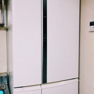 Panasonic・ECONAVI】6ドア冷蔵庫 455L NR-FV46A-W