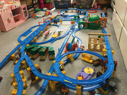 プラレール大量