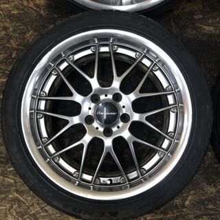 【海外タイヤ 215/40ZR18 x2 225/45ZR18 x2】夏タイヤ 4本【HART JAPAN 社外 18インチ 8.5J5HPCD114.3+42】　(VTH207) クレジットカード QR決済可能